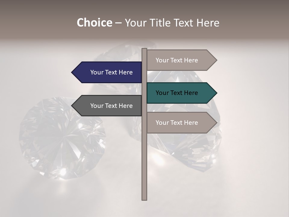 Jewels Diamond Stones PowerPoint Template