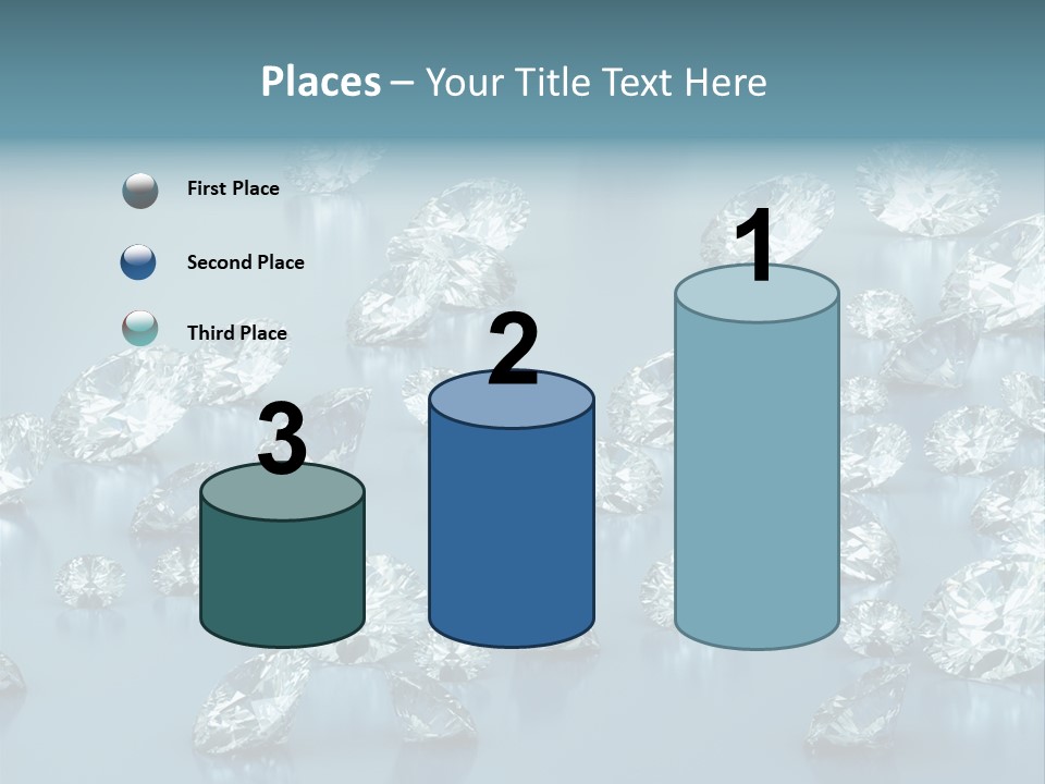 Clear Brilliant Refraction PowerPoint Template