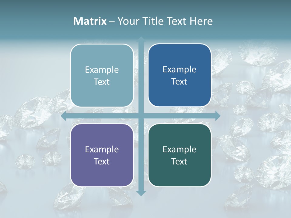 Clear Brilliant Refraction PowerPoint Template