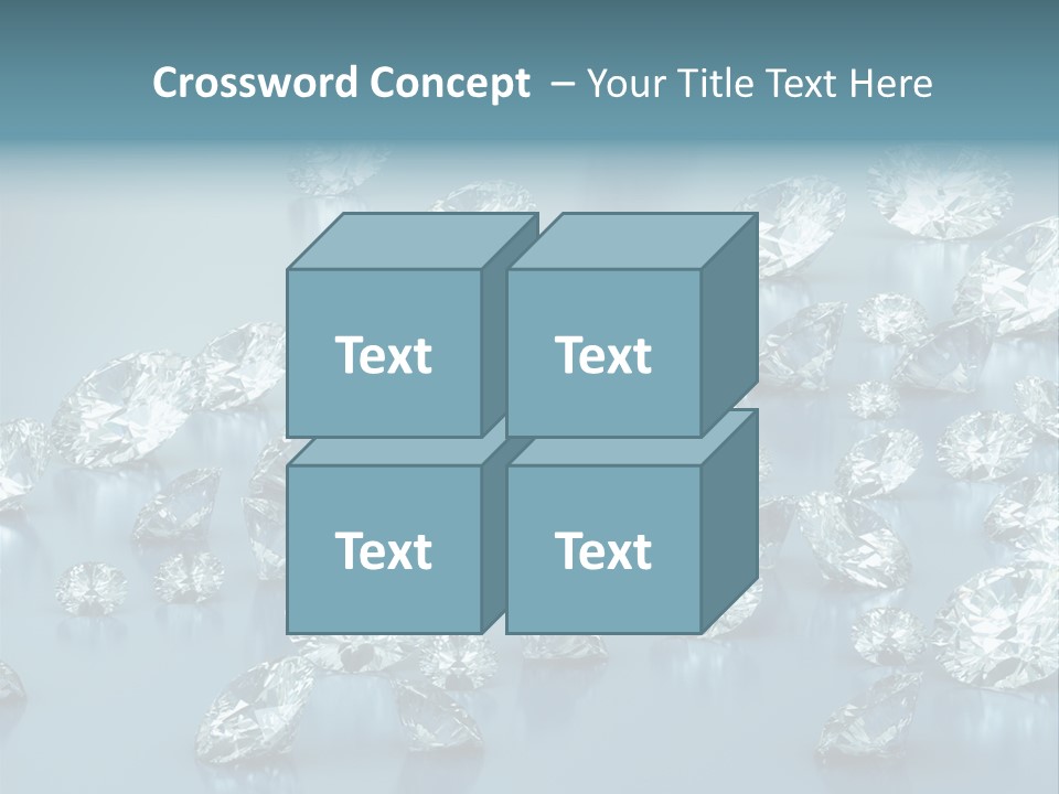 Clear Brilliant Refraction PowerPoint Template