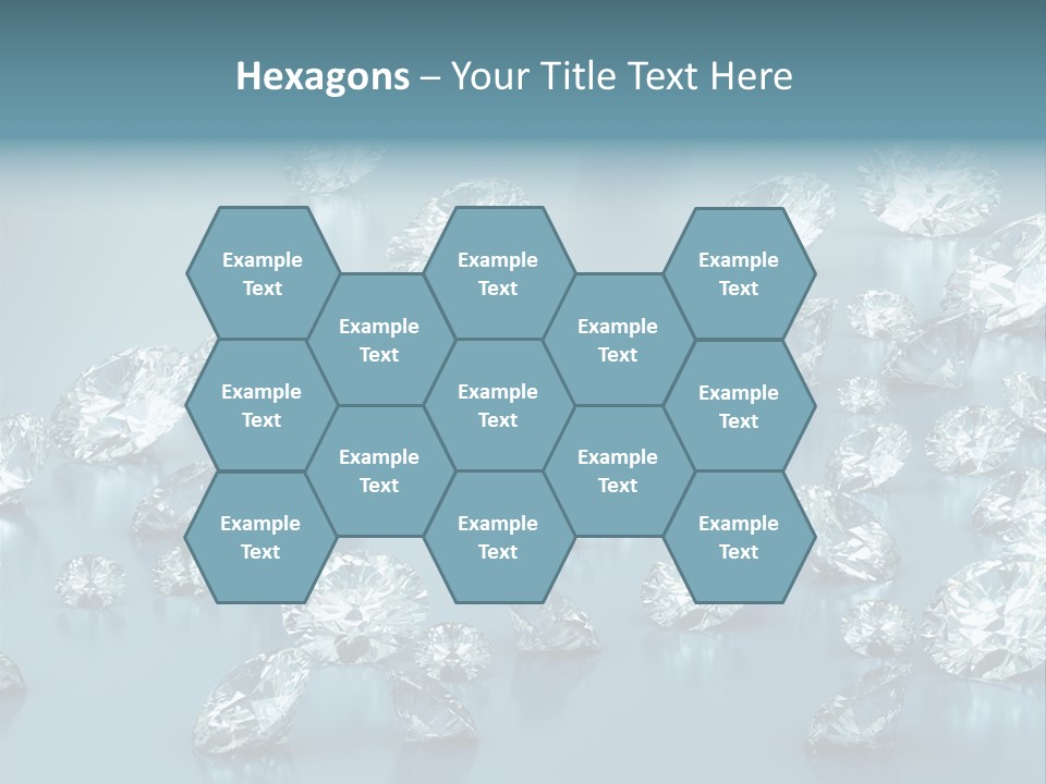 Clear Brilliant Refraction PowerPoint Template