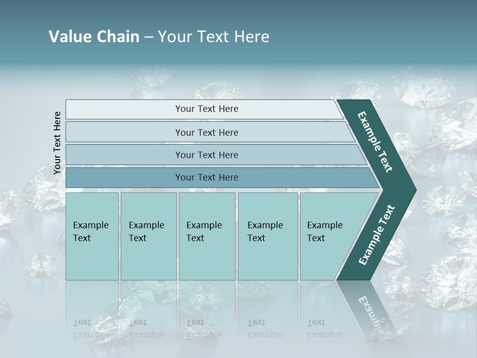 Clear Brilliant Refraction PowerPoint Template