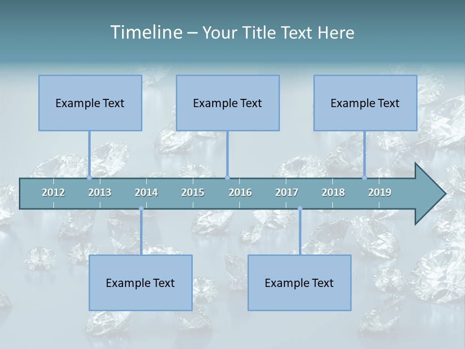 Clear Brilliant Refraction PowerPoint Template
