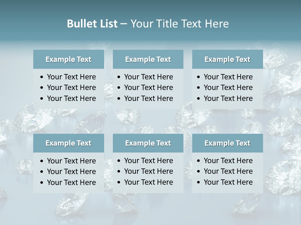 Clear Brilliant Refraction PowerPoint Template