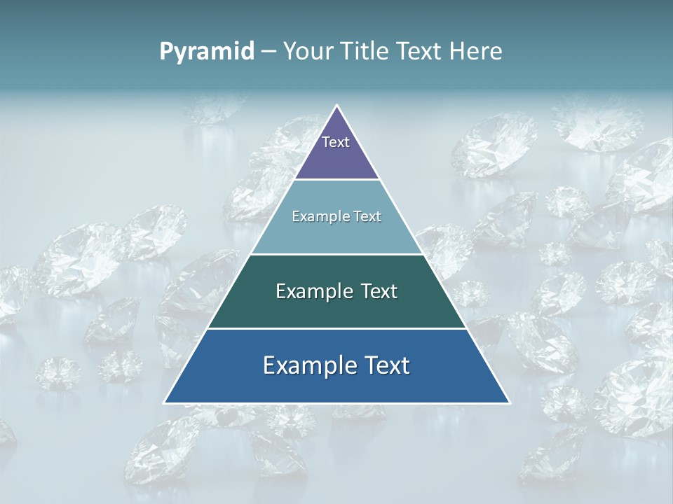 Clear Brilliant Refraction PowerPoint Template