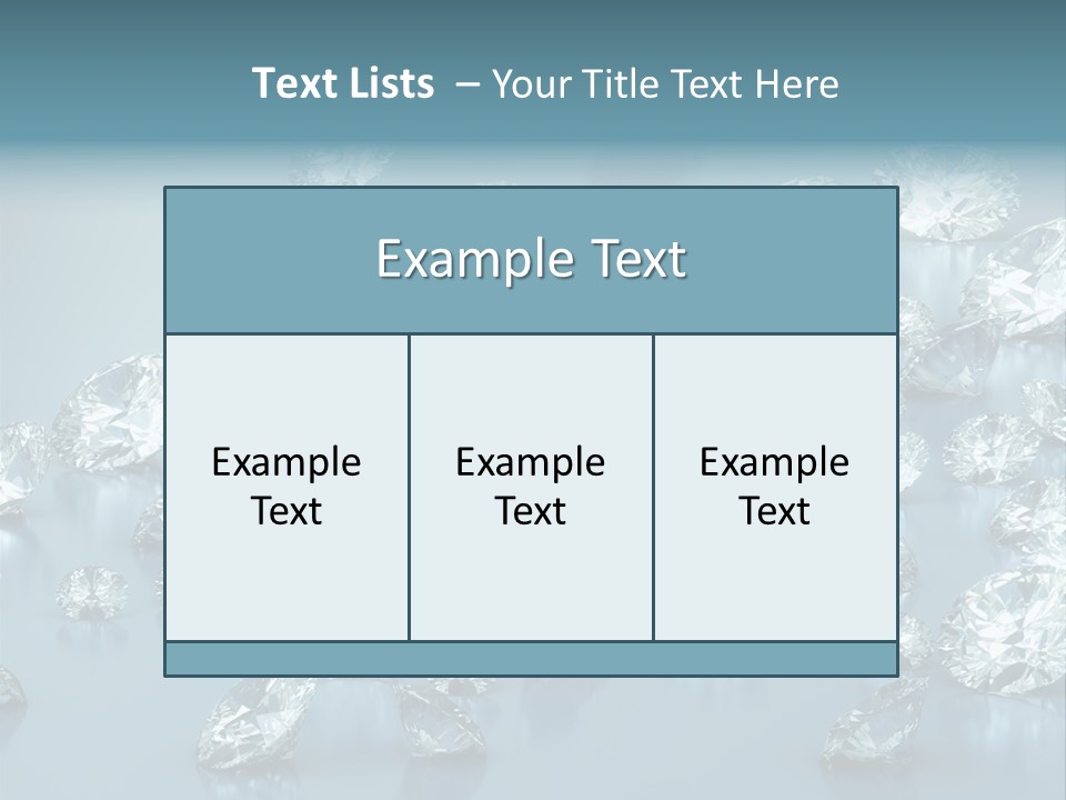 Clear Brilliant Refraction PowerPoint Template