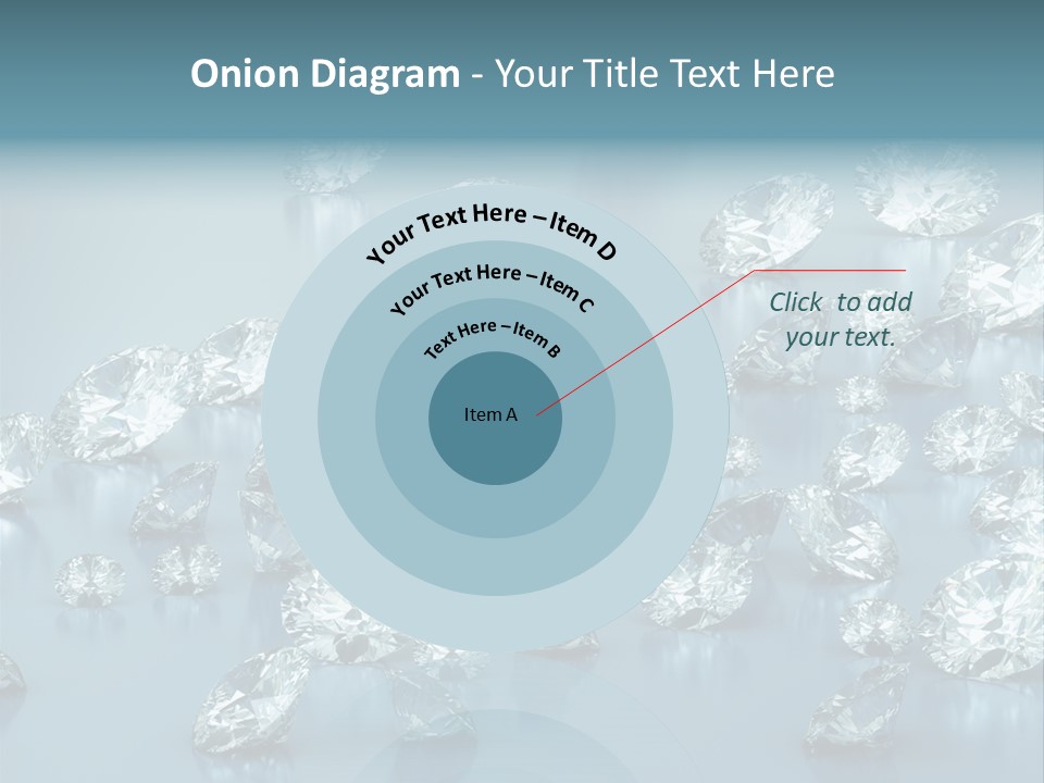 Clear Brilliant Refraction PowerPoint Template