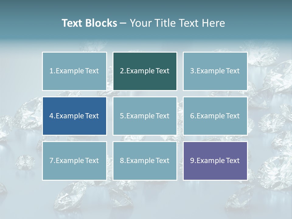 Clear Brilliant Refraction PowerPoint Template