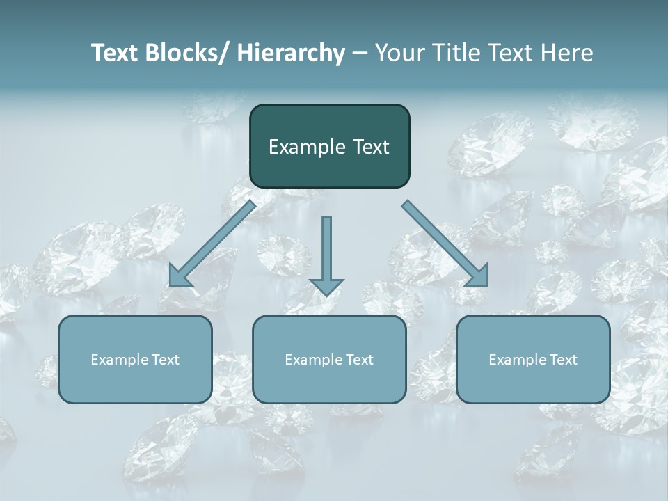 Clear Brilliant Refraction PowerPoint Template