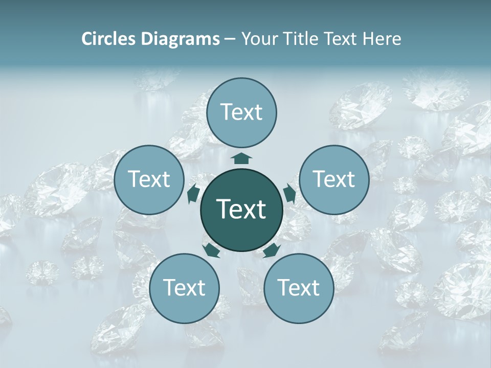 Clear Brilliant Refraction PowerPoint Template