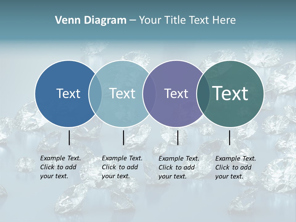 Clear Brilliant Refraction PowerPoint Template