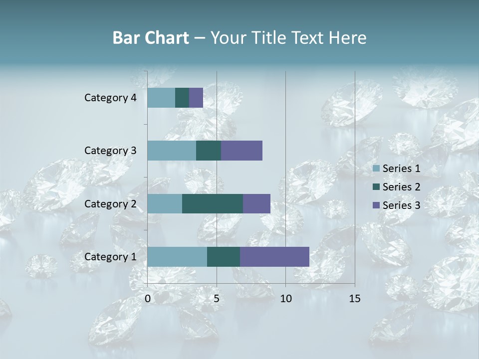 Clear Brilliant Refraction PowerPoint Template