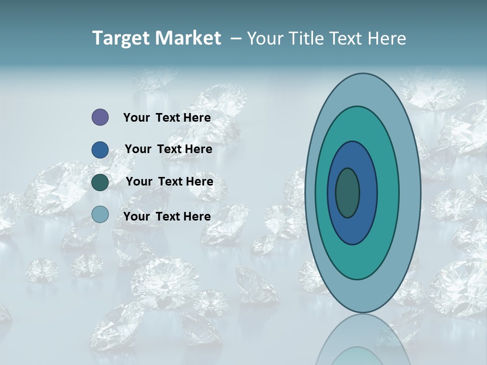 Clear Brilliant Refraction PowerPoint Template