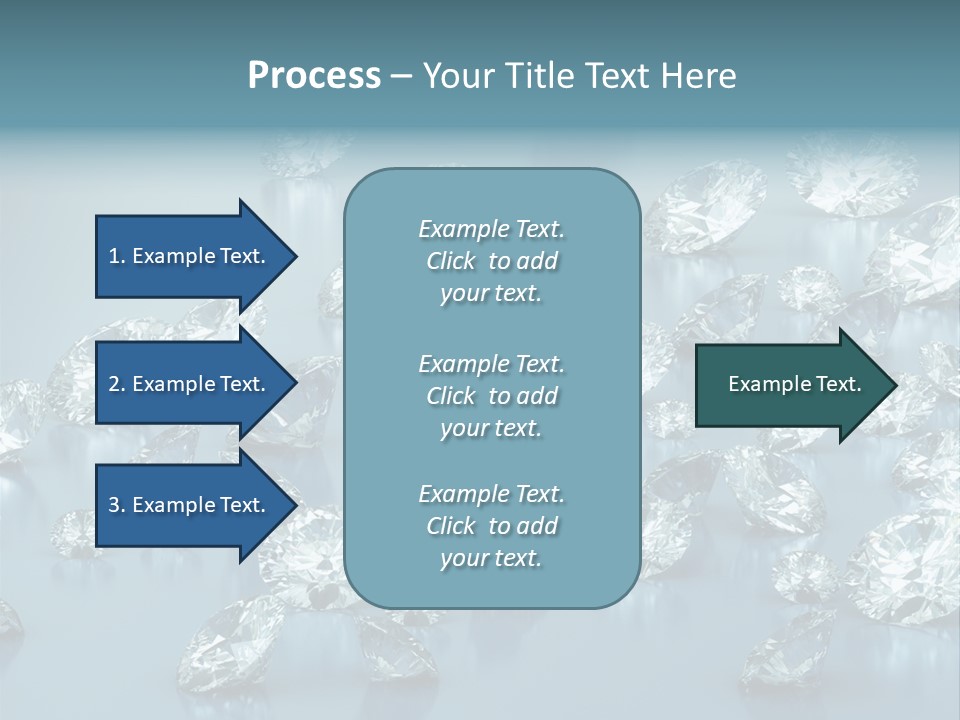 Clear Brilliant Refraction PowerPoint Template