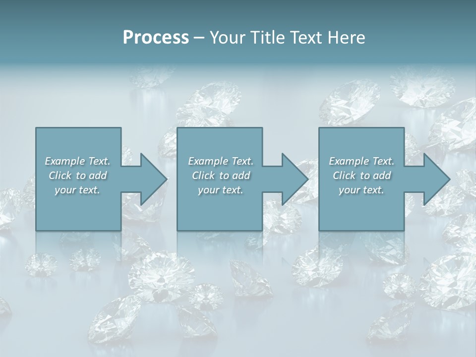 Clear Brilliant Refraction PowerPoint Template