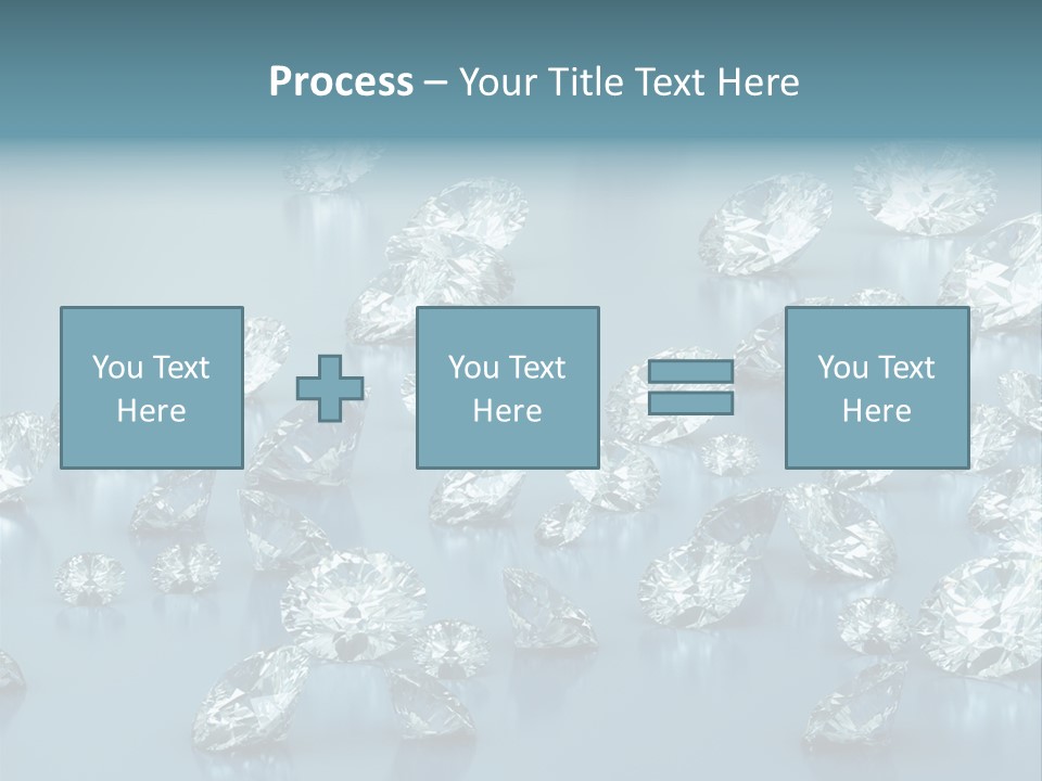 Clear Brilliant Refraction PowerPoint Template