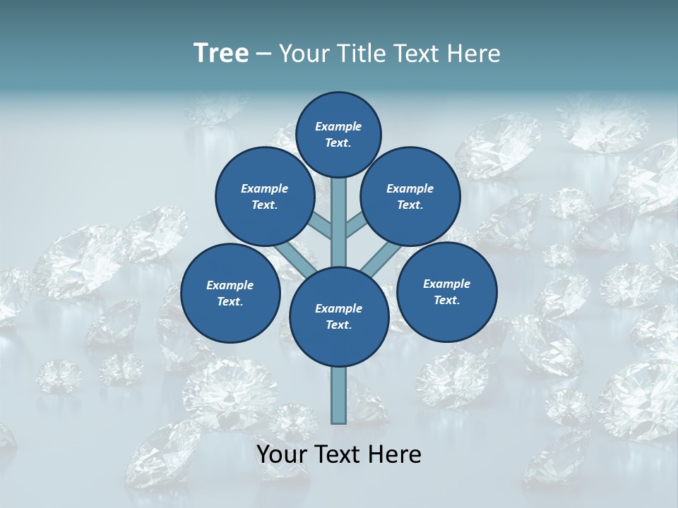 Clear Brilliant Refraction PowerPoint Template