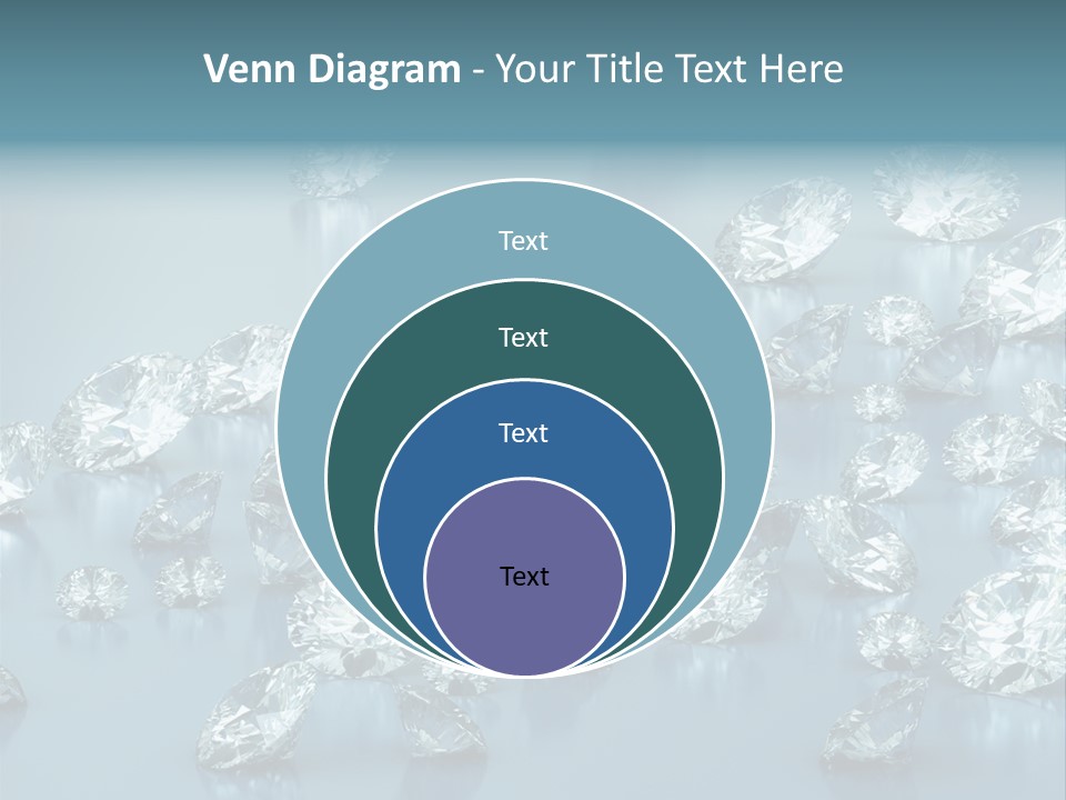 Clear Brilliant Refraction PowerPoint Template