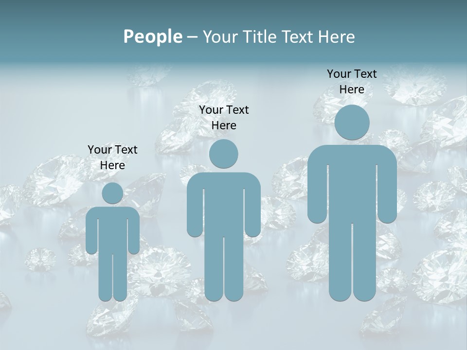 Clear Brilliant Refraction PowerPoint Template