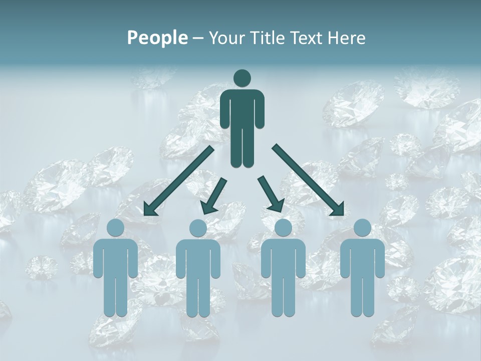 Clear Brilliant Refraction PowerPoint Template