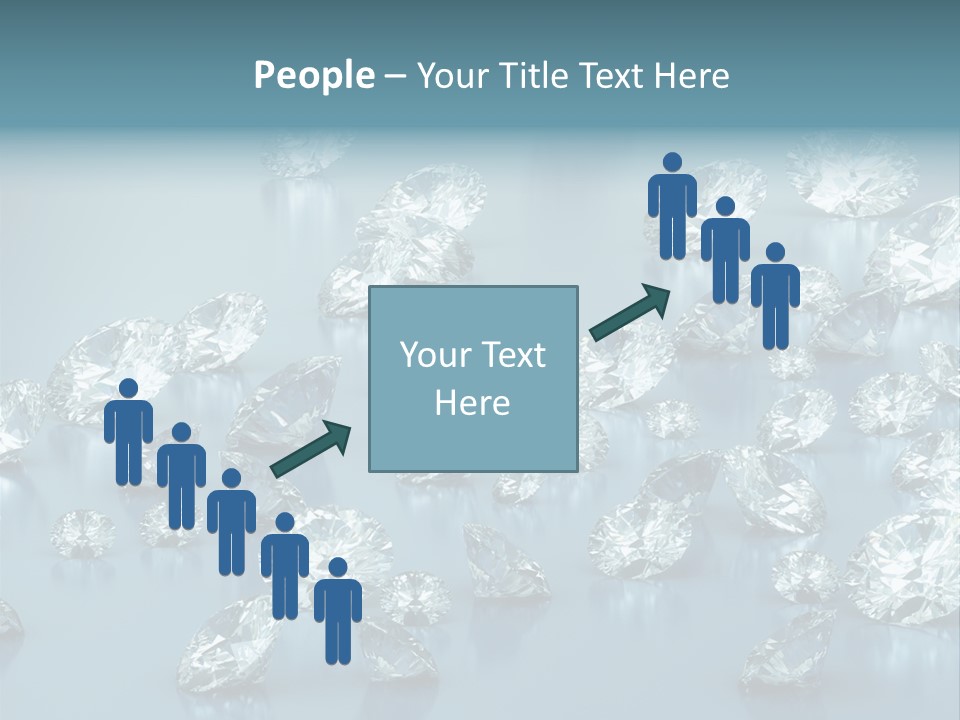 Clear Brilliant Refraction PowerPoint Template