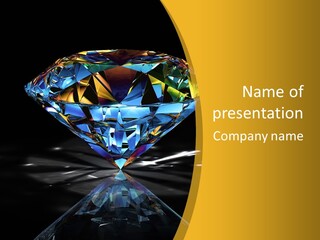 Topaz Stone Shine PowerPoint Template