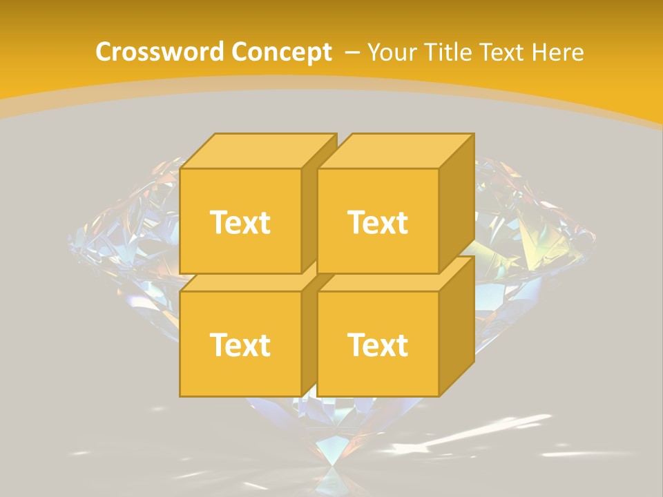 Topaz Stone Shine PowerPoint Template