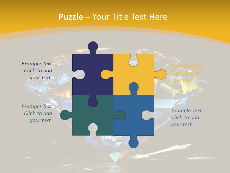 Topaz Stone Shine PowerPoint Template