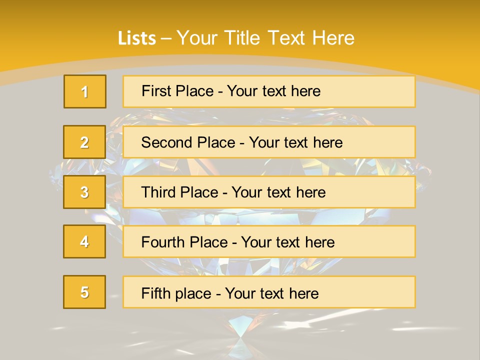 Topaz Stone Shine PowerPoint Template