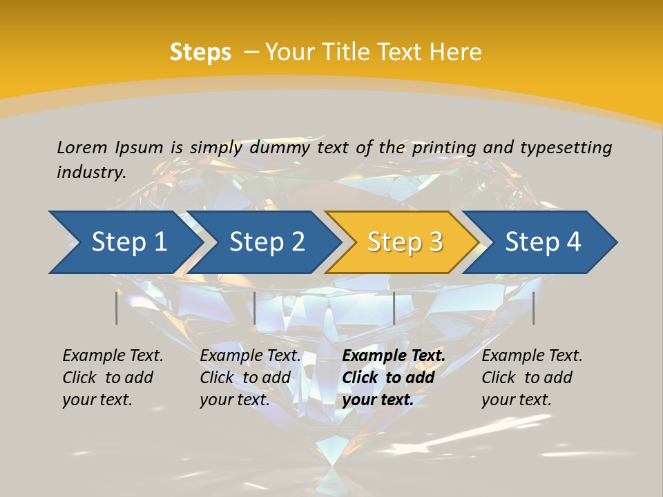 Topaz Stone Shine PowerPoint Template