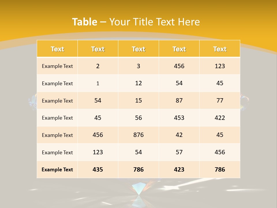 Topaz Stone Shine PowerPoint Template
