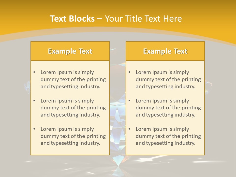 Topaz Stone Shine PowerPoint Template
