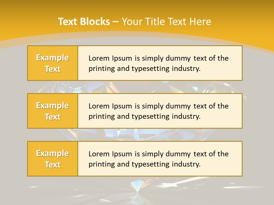 Topaz Stone Shine PowerPoint Template