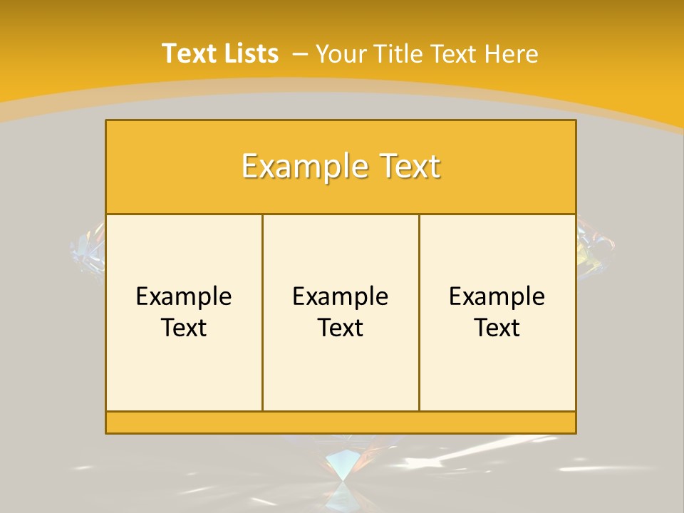 Topaz Stone Shine PowerPoint Template