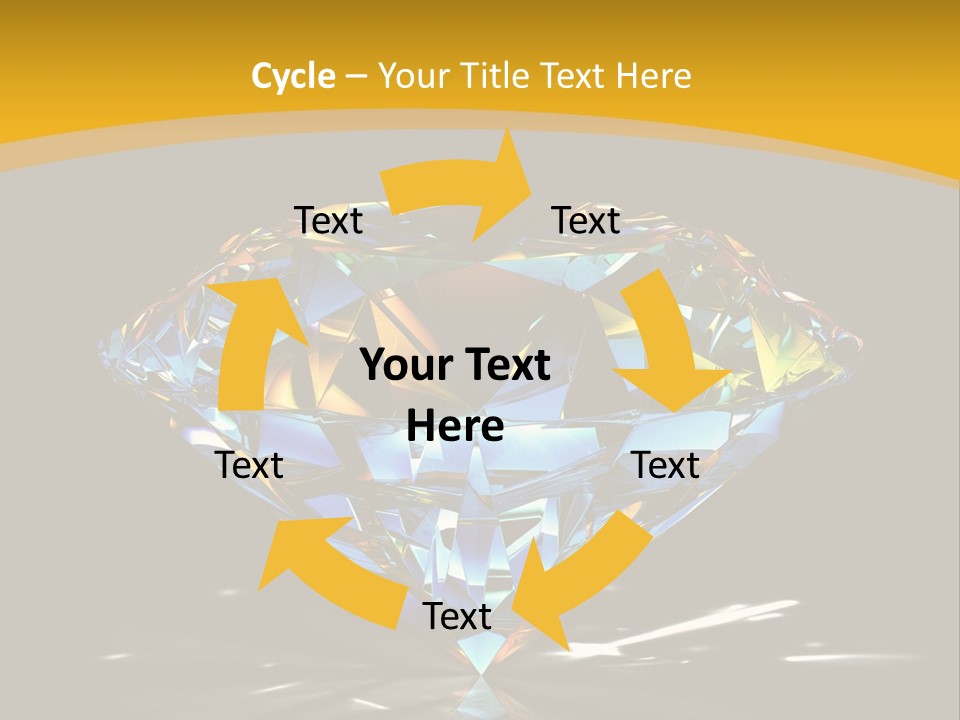 Topaz Stone Shine PowerPoint Template