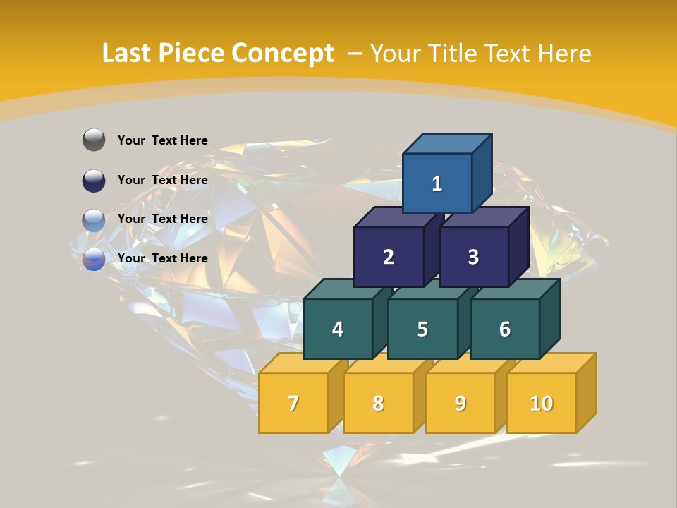 Topaz Stone Shine PowerPoint Template