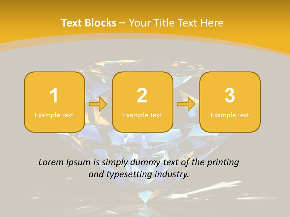 Topaz Stone Shine PowerPoint Template