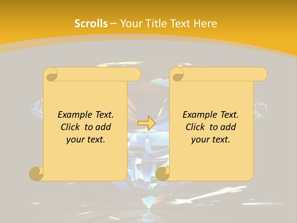 Topaz Stone Shine PowerPoint Template