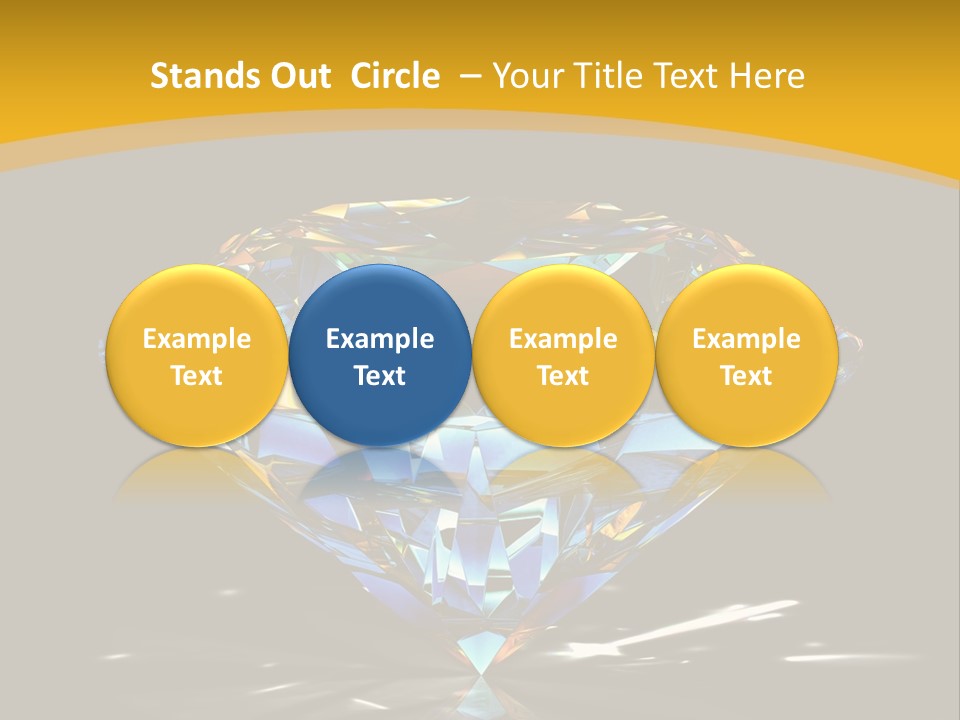 Topaz Stone Shine PowerPoint Template