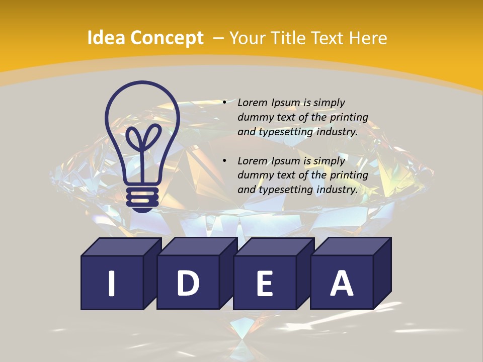 Topaz Stone Shine PowerPoint Template