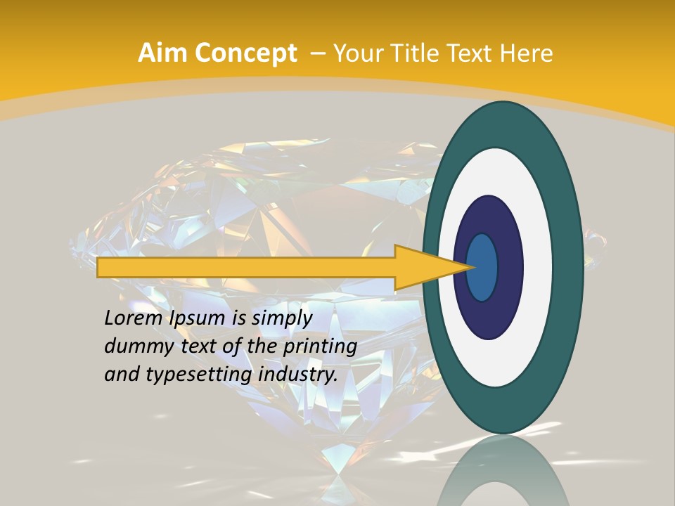 Topaz Stone Shine PowerPoint Template