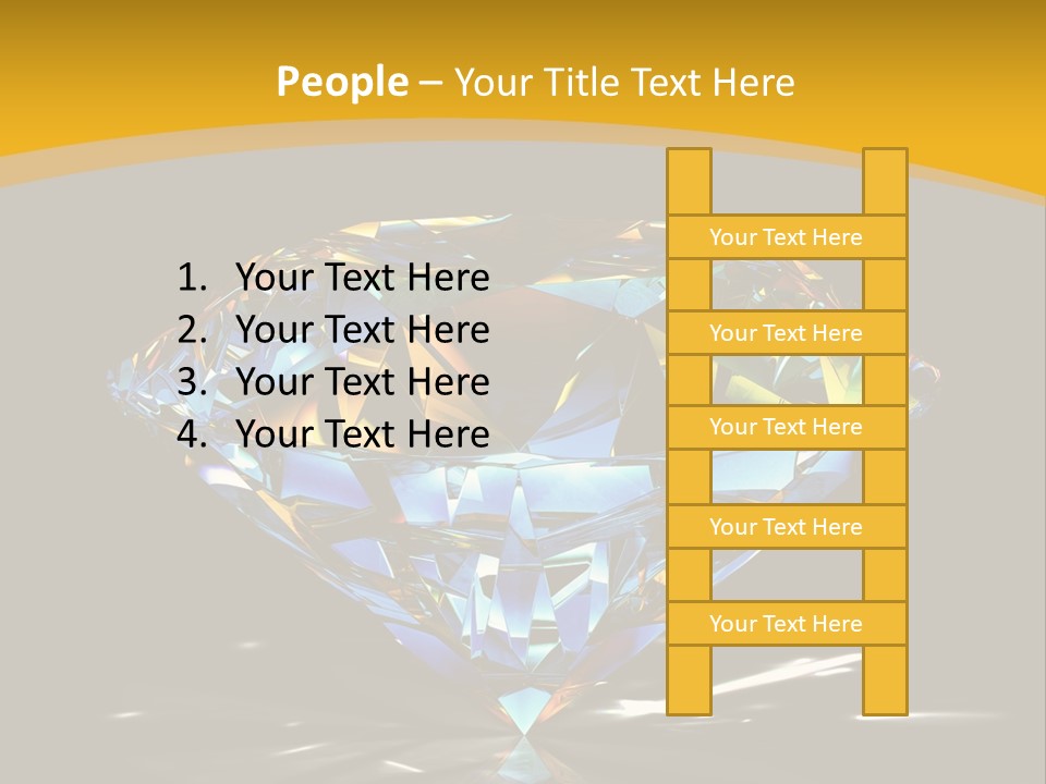 Topaz Stone Shine PowerPoint Template