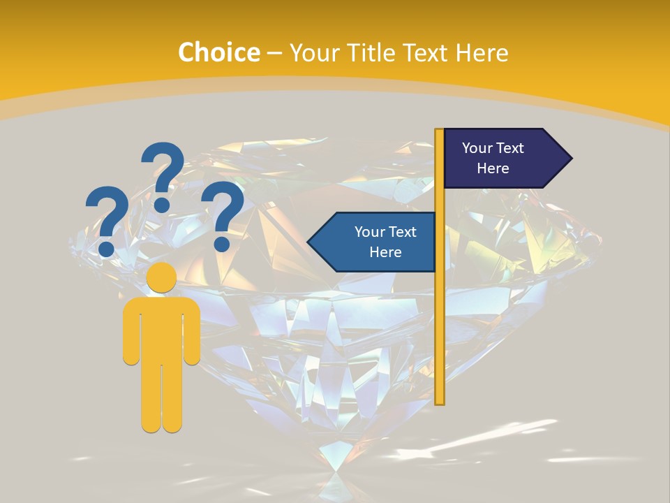 Topaz Stone Shine PowerPoint Template