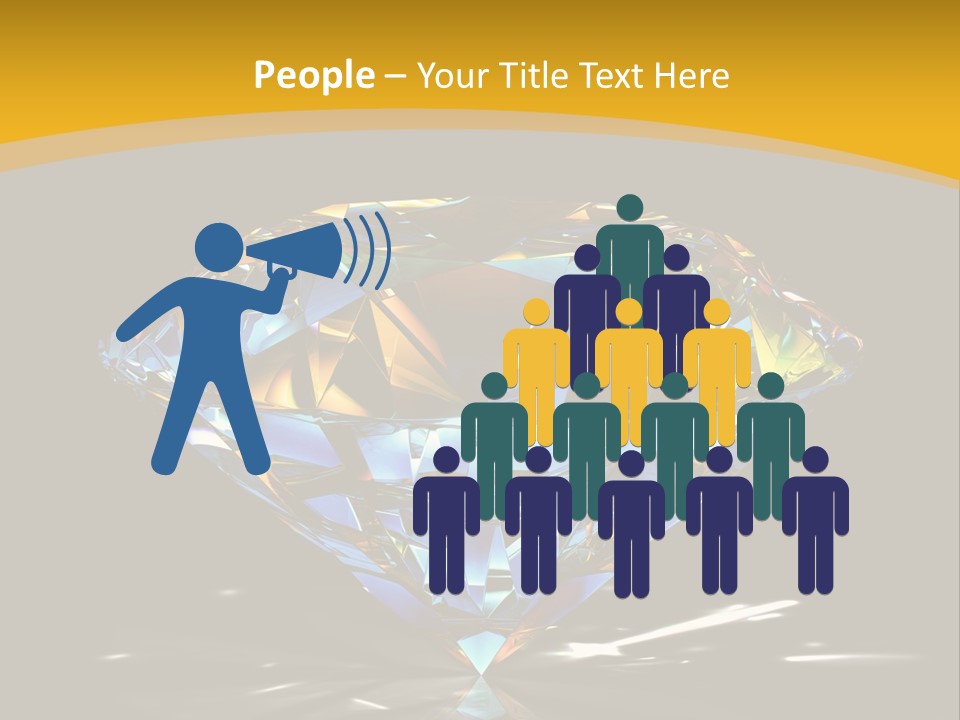 Topaz Stone Shine PowerPoint Template