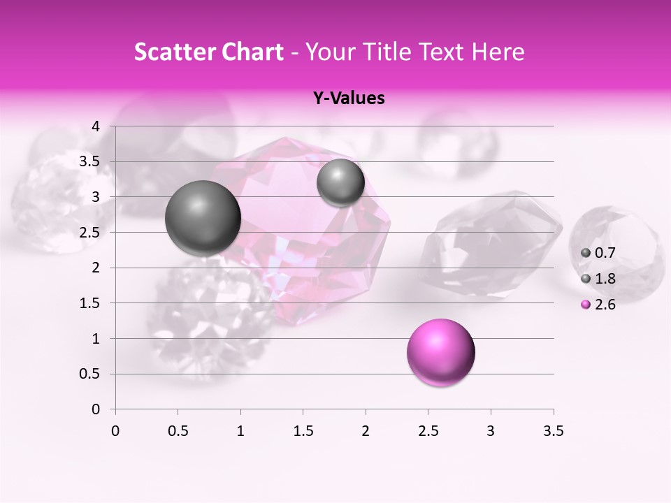 Colorful Stones Diamonds Star PowerPoint Template