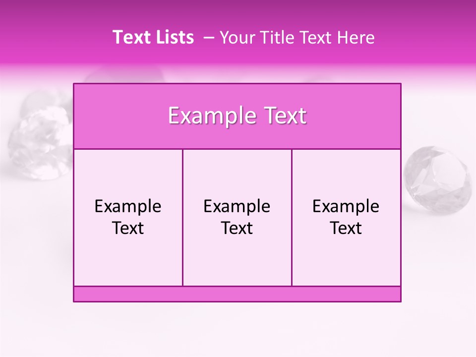 Colorful Stones Diamonds Star PowerPoint Template