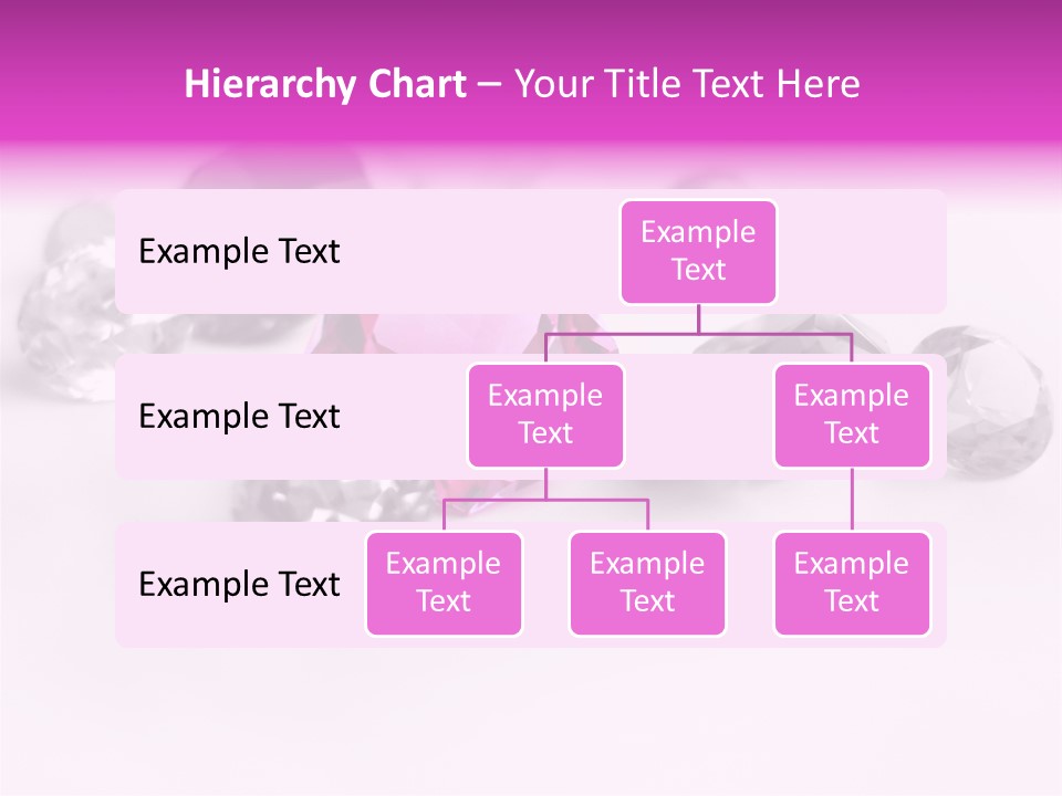 Colorful Stones Diamonds Star PowerPoint Template