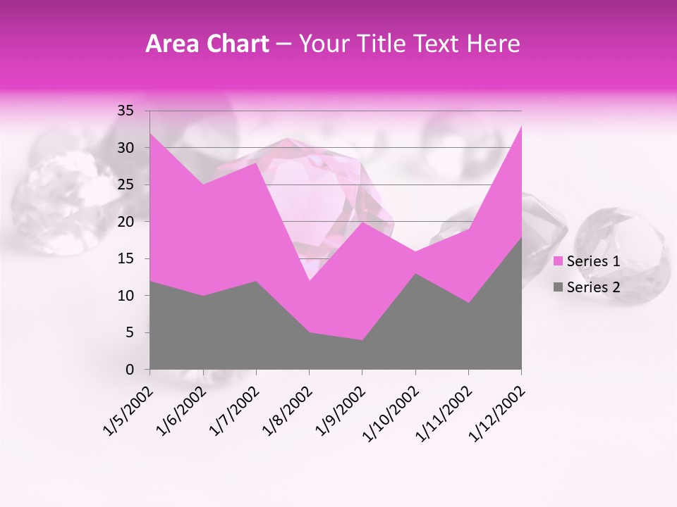 Colorful Stones Diamonds Star PowerPoint Template