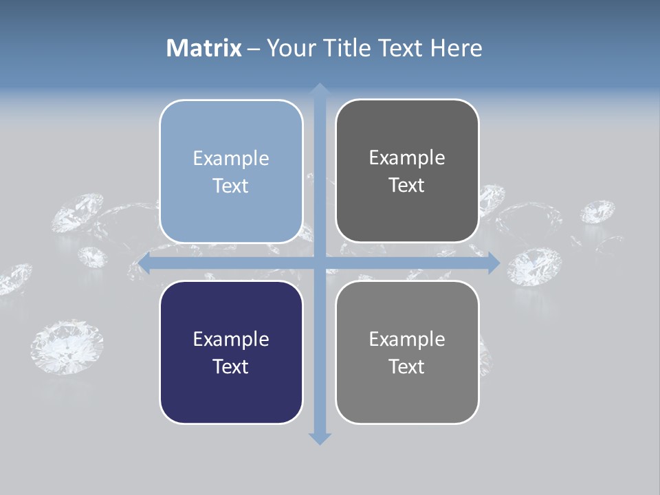 Rhinestone Glamour Black PowerPoint Template