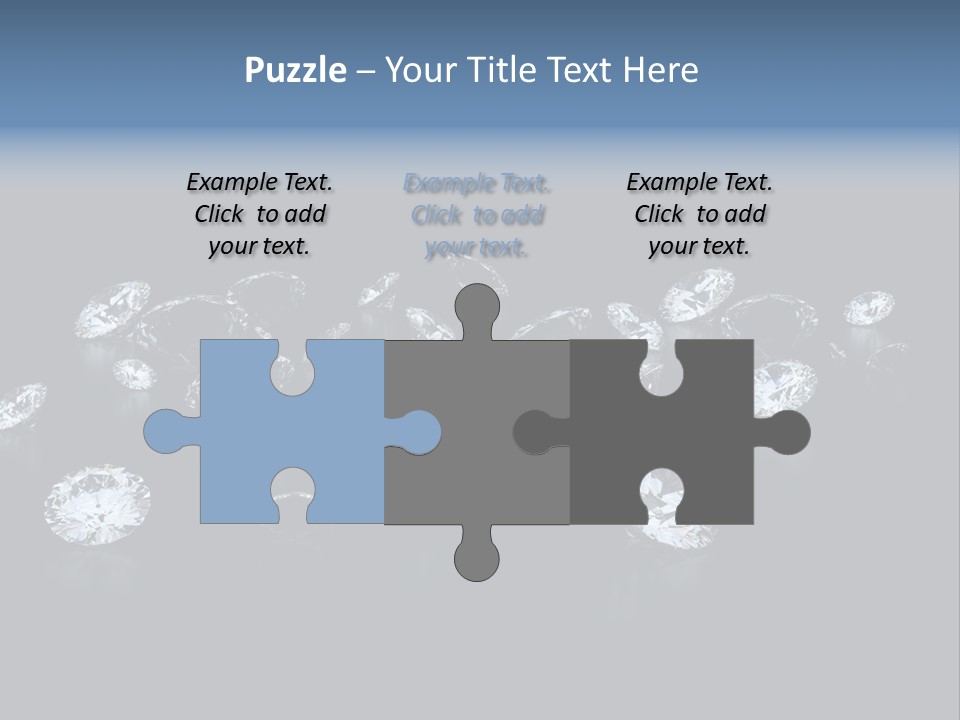 Rhinestone Glamour Black PowerPoint Template